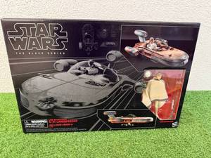 lot 158 image: Star Wars The Black Series Luke Skywalkers X-34 Landspeeder