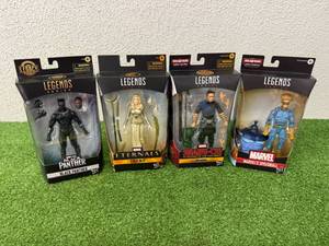 lot 162 image: Marvel Legends - Black Panther, Thena, Wenwu & Marvels Speedball