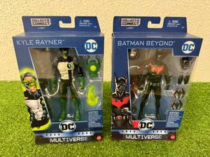 lot 166 image: DC Multiverse Batman Beyond & Kyle Rayner