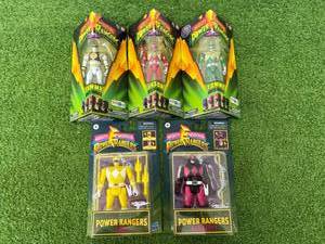 lot 216 image: Power Rangers Figures