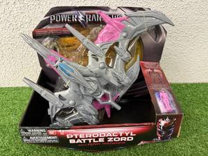 lot 229 image: Power Rangers Pterodactyl Battle Zord with Pink Ranger