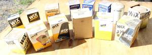 lot 21 image: Lot Of WIX Oil Filters Approx. 15 Filters (See Pics For Details)