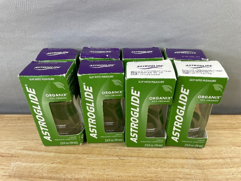 lot 41J image: 8 Astroglide Personal Lubricant Bottles $85 Retail - Brand New