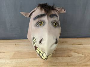 lot 175 image: Donkey Mask from Shrek Movie, Adult Size - Brand New
