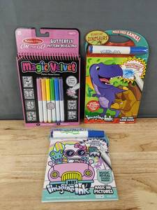 lot 189 image: Magic Velvet & Imagine Ink Mess-Free Activity Pads Lot - Brand New