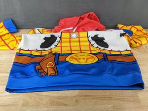 lot 192 image: Toy Story Woody Costume Hoodie, Size Adult Large - Brand New