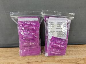 lot 203 image: 50 LifeStyles Snugger Fit Latex Condoms - Brand New