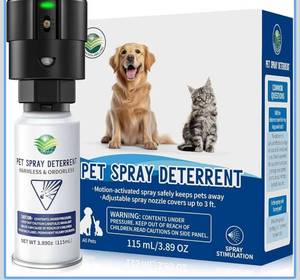 lot 42E image: Motion Activated Pet Spray Deterrent, 115 mL, $60 Retail - Brand New