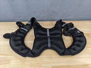 lot 45E image: Black Weighted Vest - Brand New
