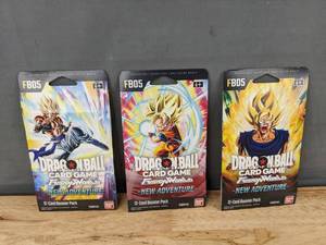 lot 15E image: 3 Dragon Ball Super Card Game Fusion World Booster Packs FB05 - Brand New