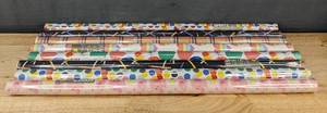 lot 72E image: 8 Rolls of Spritz Gift Wrapping Paper - Brand New