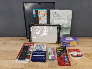 lot 391 image: Office Supplies Notebooks, Pens, Fidget Spinners, Tape & More - Brand New