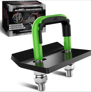 lot 95E image: AUTMATCH Heavy Duty Trailer Hitch Tightener, Green & Black - Brand New