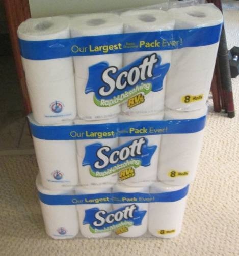 lot 42 image: Scotts Fast-Dissolving RV & Boat New Toilet Paper  Lot of 3
