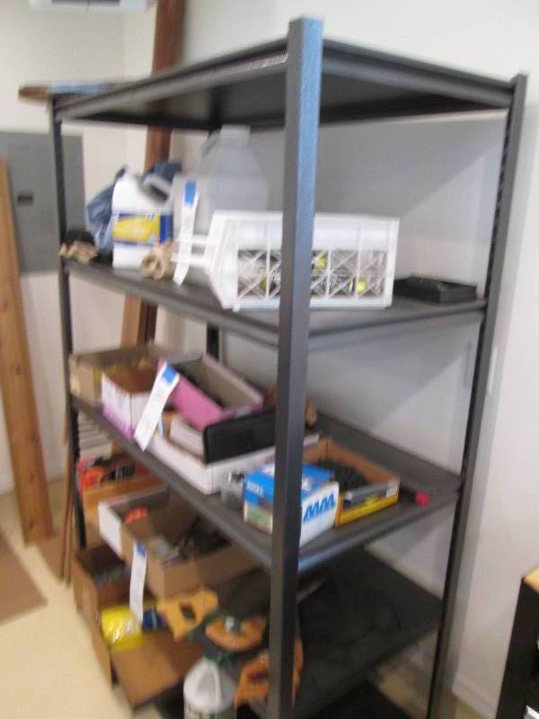 lot 193 image: Metal 5-Tier &nbspShelf  48x23.5x71.5