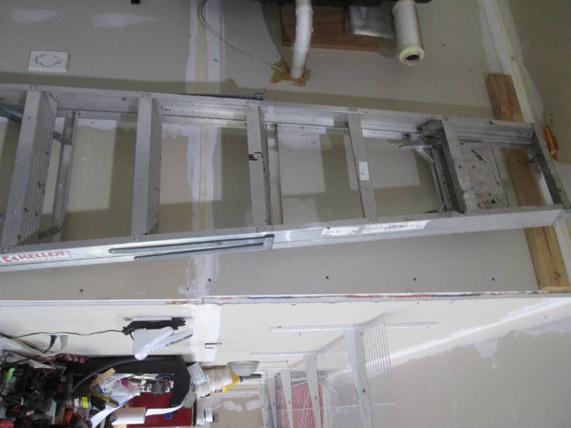lot 299 image: Keller aluminum 8ft ladder...