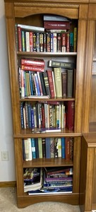 lot 124 image: Bookshelf Lot - Novels, Textbooks, Atlases & More