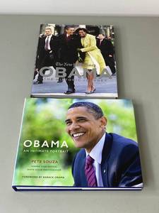 lot 167 image: Hardcover Obama Books - The Historic Journey & An Intimate Portrait (2)