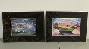 lot 355 image: Robert Shields Signed Art Prints (2), 12x9 Inches Each