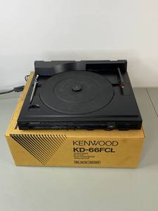 lot 398 image: Vintage Kenwood KD-66F Direct Drive Turntable with Box