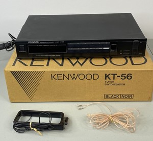 lot 401 image: Kenwood KT-56 Stereo Synthesizer Tuner with Original Box