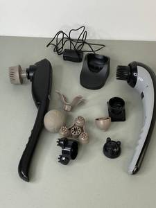 lot 415 image: Tizlo and Snailax Handheld Massagers with Assorted Attachments