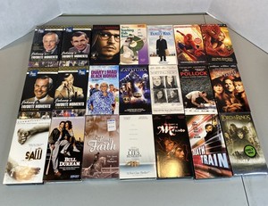 lot 376 image: Assorted VHS Movie and TV Collection Spider-Man, Lord of the Rings, Johnny Carson