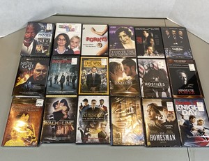 lot 377 image: Lot of 18 Assorted DVD Movies - Action, Drama, and Classics