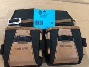 lot 18 image: FIRM GRIP Build-A-Rig Everyday Belt Kit (Includes Utility Pouch and Hammer Sleeve)   Customer Returns See Pictures