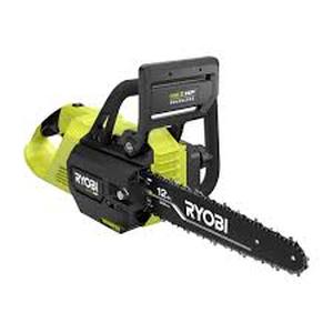 lot 47 image: RYOBI ONE HP 18V Brushless Whisper Series 12 in. Battery Chainsaw (Tool Only) customer Return see pictures