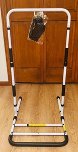 lot 33 image: Adjustable Bed Assist Rail with Handle and Strap