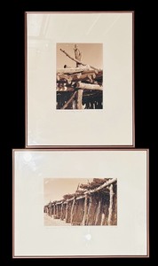 lot 39 image: Set of Two Framed John Olson Art Prints Hacienda De Las Martiney