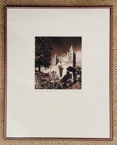 lot 62 image: Framed Sepia San Felipe De Neri Albuquerque Limited Edition Print 112