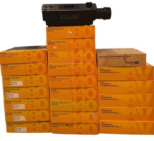 lot 66 image: Kodak Medalist Carousel Slide Projector with 18 Slide Trays
