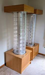 lot 27 image: Pair of Repurposed Timex Watch Display Cases