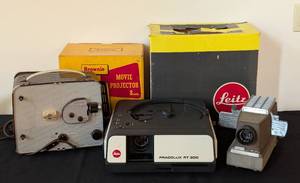 lot 48 image: Vintage Slide and Film Projectors