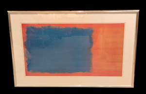 lot 77 image: Framed Rothko Style Print