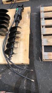 lot 18 image: Mini Excavator Hydraulic Auger Attachment