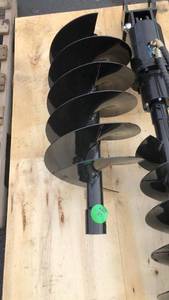 lot 27 image: Mini Excavator Auger Rod Attachment