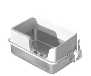 lot 262 image: Standard Cat Litter Box White - Brand New