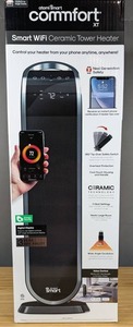 lot 263 image: Atomi Smart Comfort Smart Wifi Ceramic Heater $89.99 Retail - Brand New