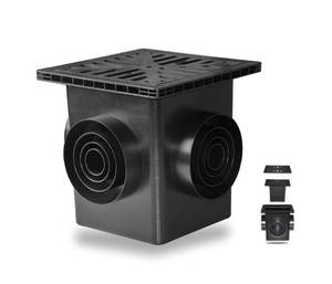 lot 272 image: Catch Basin Drainage Kit 12 x 12 $64.99 Retail - Brand New