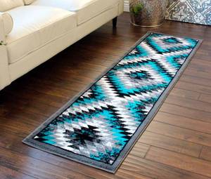 lot 278 image: Masada Rugs Southwest Native American Style 7 x 2 $42.99 Retail - Brand New