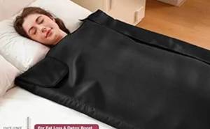 lot 297 image: Infrared Sauna Blanket Portable Black $119.99 Retail - Brand New