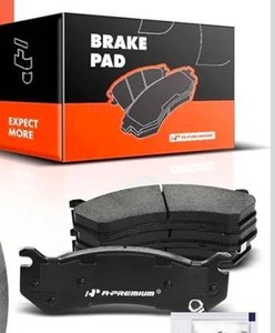 lot 317 image: Front Brake Pads for Cadillac Chevy and GMC Models Escalade Silverado Tahoe Express Suburban Sierra Yukon - Brand New