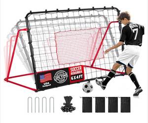 lot 325 image: Soccer Rebounder Net 10 Adjustable Angles 7ft x 5ft $149.99 Retail - Brand New