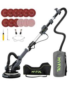 lot 326 image: Drywall Sander 7.2A Electric Wall Sander with Vacuum 6 Speeds 900-1800 RPM $159.99 Retail