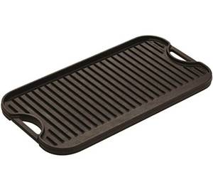 lot 339 image: Lodge 20 x 10.44 Pro Grid Reversible Cast Iron GrillGriddle $49.99 Retail - Brand New