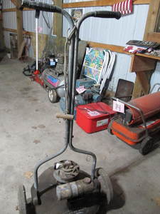 lot 15 image: AntiqueVintage Lawn Mower