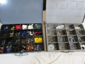 lot 163 image: Fasteners Electrical Components